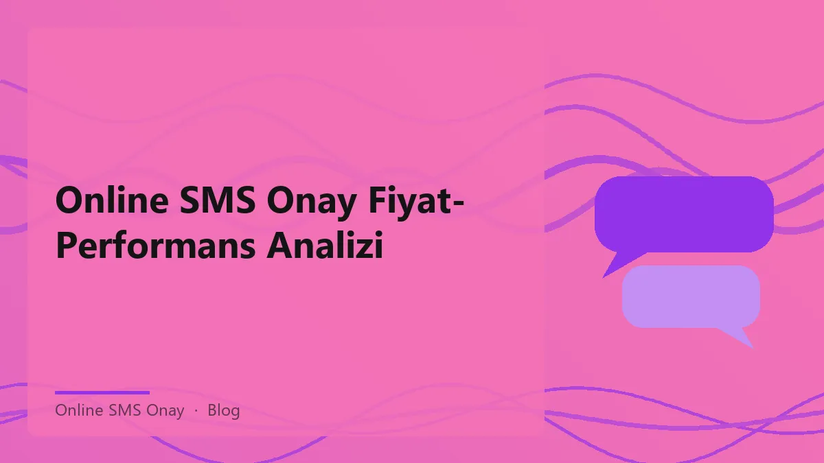 Online SMS onay uygulaması ile ilgili görsel açıklama.